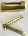 Chinese Brass Padlock W  Key   1-7 8  Drawer Cabinet Lock