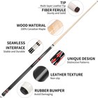 2 Set Of Pool Cue Stick Pool Stick 58 Inch Billiard Stick Mixed Weight Bil