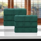 Roma Cotton Hand Towels  Set Of 6  Highly Absorbent  Ribbed Design  Quick-dry   