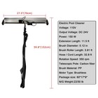 Electric Solar Panel Cleaning Brush  110v  150w  11 5ft Pole  5 12   Brush 