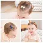 Grosgrain Ribbon Hair Bows Clips For Infant Girls - Fully Lined Mini Bows In    