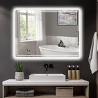 Led Bathroom Mirror  28x20 Inch Front And Backlit Lighted Vanity Mirror  Anti   