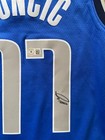 Luka Doncic Signed Dallas Mavericks Mavs Nba Blue Swingman Jersey Slovenia Bas