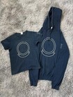 Japan-style Men Women Emblem Blue Hoodie Unisex American Pullover Sweatshirt
