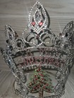 Rhinestone Tiara Crown Beauty Pageant Lil Miss Christmas Pageant  Drag Show 10   
