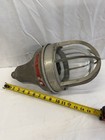 Appleton 1680 Explosionproof Industrial Light Fixture W  Glass Globe Guard Cage