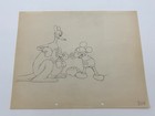 Mickeys Kangaroo Production Drawing Micky Hoppy Cel Original Disney 1935