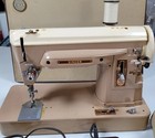 Vintage Singer 404 Model Sewing Machine W case Foot Peddle  