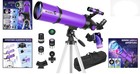 Multi-coated 600mm Telescope With Phone Adapter And Moon Filter For Easy Viewing