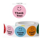 500 Pcs Thank You Stickers 8 Designs 1 Inch Thank You Sticker For Packaging T   