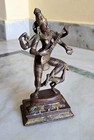 Antique Brass Hindu Goddess Saraswati Statue Rare Indian Religious Sculpture