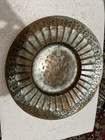 Antique Copper On Metal Hand Forged Dish Plate Charger 14 5  Ottoman