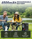 Portable Propane Water Heater For Camping Shower 4500mah Rechargeable Battery
