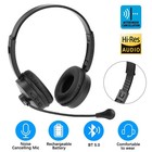 Wireless Bluetooth Headset Trucker Driver Call Center Headset Headphone With Mic