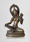 Old Nepal tibet Beautiful Goddess Tara Statue  Brass