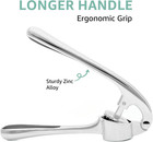 Gd Premium Garlic Press Set     Rust-proof Stainless Steel Garlic Mincer Tool     Ea