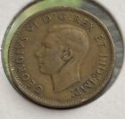 1947 Maple Leaf Ml Pointed 7 Canada 1 Cent One