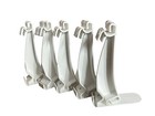  5pack  Vinyl Gutter Hidden Hanger - 5 Inch - Amerimax Traditional - M0722