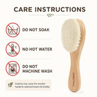 New 2 Pack Baby Hair Brush With Soft Goat Bristle For Newborns And Infants New