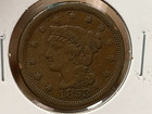 1853 Braided Hair Large Cent Penny ---- Nice Us Type Coin