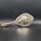 Silver Plate Dresser vanity Set  Hand Mirror  Brush  Vintage
