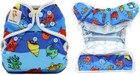 Kawaii Baby 6 One Size Printed Cloth Diaper Covers  Double Waterproof Layer     