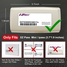 Ez Pass Ipass Tag Holder Transponder Holder Toll Pass Clear Windshield Mount New