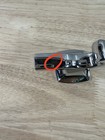 3pc Moen Yb5103ch Voss Double Robe Hook In Chrome Finish Scratch 