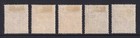 Great Britain  morocco Agencies      Scott 220 225     1925-31 Kgv     Mh     Scv  39