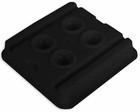 Disposable Pmu Ink Trays With 4 Wells  5x5x1cm  Black - Microblading Supplies