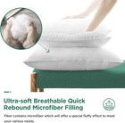 Square Throw Pillow Inserts For Sofa Bed Couch   Chairs  24x24 4 Count   White