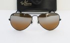 Vintage B l Ray Ban Usa Aviator 58-14  Driving  Mirror Black Frame Sunglasses