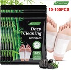 100pcs Foot Detox Patches Pads Toxins Deep Cleansing Herbal Organic Slimming Pad