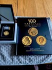 2024 230 Th Anniversary  1oz  Pf70 High Relief U c  A r Gold Flowing Hair Dollar