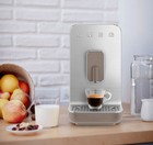 Smeg Bcc01tpmus Taupe Auto Coffee Machine W grinder  open Box  Box Damage