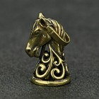  Vintage Horse Head Cast Iron Brass Bell Antique Pendant Diy Keychain Bronze