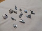 1985 Monopoly Board Game Pieces  10  Parker Brothers - Vintage Pewter Pawn Mover