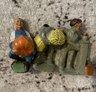Vintage 1930s Barclay Manoil Lead Figures Lot Of 6 - Happy Farm Series Civilian