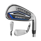  new  Cobra King F8 Iron One Length Iron Set  5-pw gw  7 Clubs  graphite  R Flex