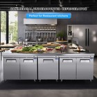 29  Commercial Undercounter Refrigerators 8 Cu ft 1 Door W caster For Restaurant