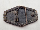 Vintage 1976 Harley Davidson Belt Buckle Sportster Motorcycle Chain