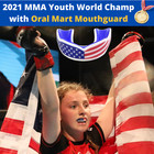 Oral Mart America Flag Youth Football Mouth Guard For Kids Usa Flag Mouthpiece