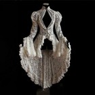 Vintage Women Medieval Gothic Lace Bandage Dress Cosplay Party Costumes Dresses