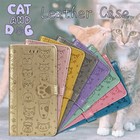 Cute Leather Card Holder Case Cover For Samsung Galaxy S23 Ultra s22 note10 s10