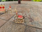 Lot Of 6 Pierced Soft Metal Miniature Furniture Dollhouse Mexico Old Vintage