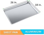 18 In  X 26 In  19 Gauge Full Size Aluminum Bun    Sheet Pan  Pack Of 12
