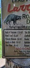 Lead Foot Larry s Roadkill Diner Embossed Metal Sign Vintage Retro Menu Board