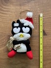 Sanrio Smiles Badtz-maru Penguin Santa Plush Christmas Ornament Hello Kitty Rare