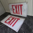 Cooper Lighting Emergency Lighting Led Safety Exit Sign Red 023-783-euxrl New