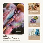 Dicha Fine Merino Wool Roving     Hand-dyed In 5 Ounces  Lavender Breeze
